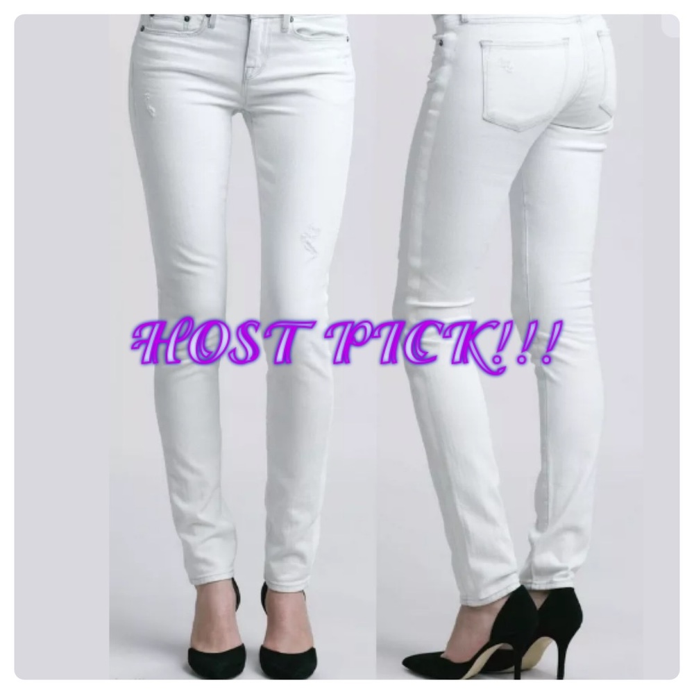 HP!  Vince Dylan Destructed Bleach Skinny jean